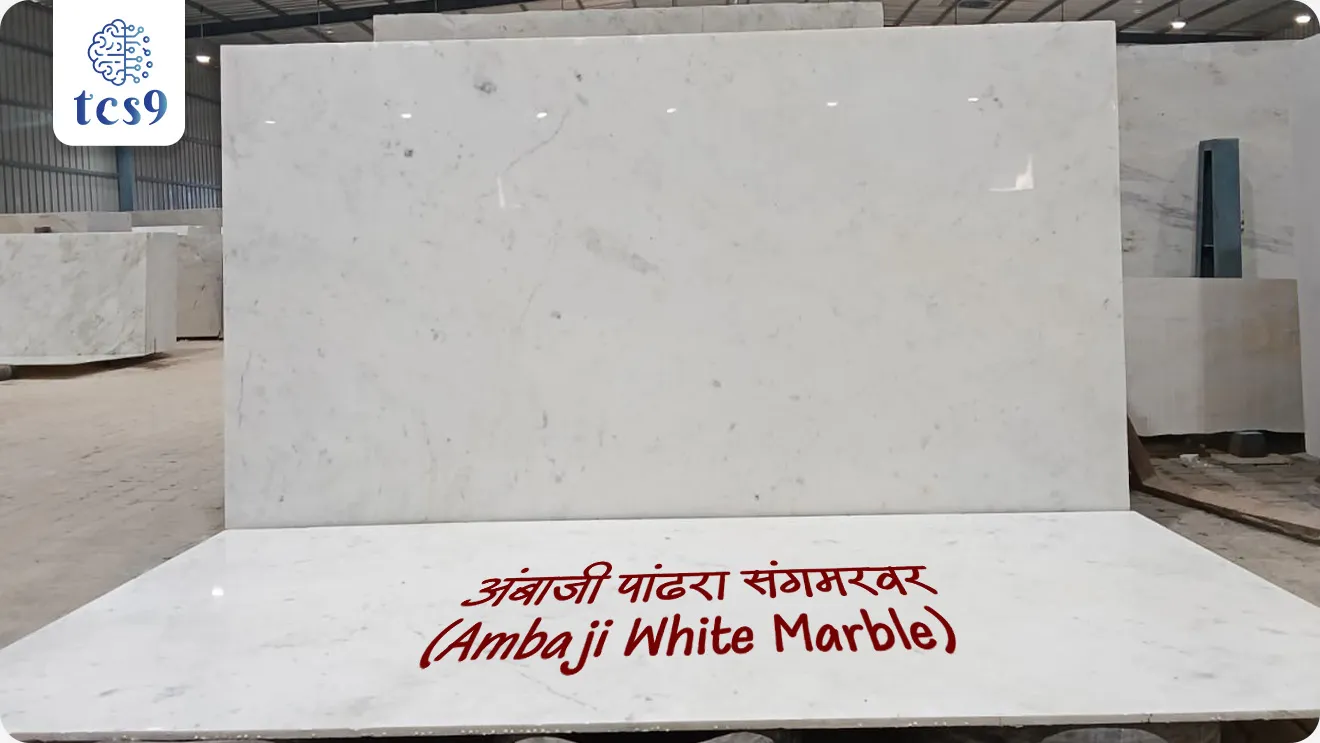 अंबाजी पांढरा संगमरवर( Ambaji White Marble) बद्दल परीक्षेसाठी IMP वनलाईनर पॉईंट्स : 

• गुजरातच्या बनासकांठा जिल्ह्यातील अंबाजी येथे अंबाजी पांढरा संगमरवर( Ambaji White Marble) मिळतो.
• हा संगमरवर धार्मिक स्थळांच्या बांधकामासाठी प्रसिद्ध असून अंबाजी मंदिरातही त्याचा वापर केला आहे.
• अंबाजीचा पांढरा संगमरवर अत्यंत पांढरा, थंड राहणारा, कठीण आणि चमकदार असल्यामुळे देशभरात लोकप्रिय आहे.
• GI Tag मिळाल्यामुळे स्थानिक कारागीर, उत्पादक आणि या प्रदेशातील अर्थव्यवस्थेला फायदा होणार आहे.