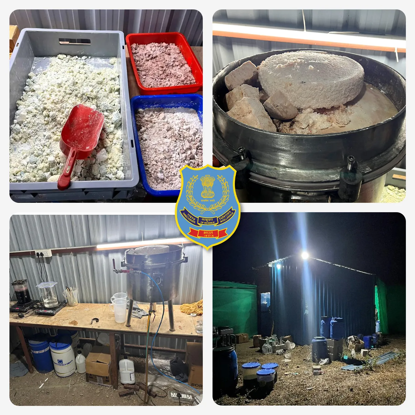 • महसूल गुप्तचर संचालनालय (DRI) यांनी “ऑपरेशन हिन्टरलँड ब्र्यू” अंतर्गत महाराष्ट्रातील वर्धा येथे चालणारी गुप्त मेफेड्रोन उत्पादन यंत्रणा उद्ध्वस्त केली.
• या कारवाईत 128 किलो मेफेड्रोन तसेच मोठ्या प्रमाणावर रसायने व यंत्रसामग्री जप्त करण्यात आली.

ऑपरेशन हिन्टरलँड ब्र्यू म्हणजे काय ?
• ग्रामीण व दुर्गम भागात सुरू असलेल्या गुप्त सिंथेटिक ड्रग उत्पादन केंद्रांवर लक्ष केंद्रित करणारी विशेष मोहीम.
• अंमली पदार्थ निर्मिती, साठवण व वितरण साखळी मुळापासून तोडणे हा मुख्य उद्देश.

कारवाई कोणत्या संस्थेने केली ?
• NDPS Act, 1985 अंतर्गत कारवाई महसूल गुप्तचर संचालनालय या संस्थेने  वर्धा येथे ही कारवाई केली.
• DRI ही अंमली पदार्थ, तस्करी व आर्थिक गुन्ह्यांवर कारवाई करणारी केंद्र सरकारची प्रमुख तपास संस्था.