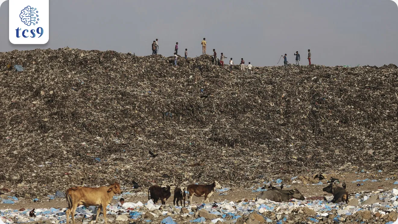 📰 बातमी काय ?
• भारत सरकारने शहरी भागातील जुने कचऱ्याचे डोंगर (Legacy Waste Dumpsites) हटवण्यासाठी डंपसाइट रेमेडिएशन अॅक्सिलरेटर प्रोग्राम (DRAP) सुरू केला आहे.
• हा उपक्रम नोव्हेंबर 2025 मध्ये सुरू करण्यात आला असून तो एक वर्षाच्या कालावधीसाठी आहे.
DRAP म्हणजे काय ?
• DRAP हा असा विशेष कार्यक्रम आहे, ज्याचा उद्देश शहरांमधील जुने कचरा साठे (legacy waste) लवकरात लवकर हटवणे हा आहे.
👉 “कचऱ्याचे डोंगर हटवून ती जमीन पुन्हा उपयोगात आणणे”
✍️ या प्रक्रियेनंतर त्या जागेचा वापर -
• उद्याने (Parks)
• सार्वजनिक सुविधा (Community Facilities)
• कचरा व्यवस्थापन प्रकल्प (Waste-Management Infrastructure) यासाठी केला जाऊ शकतो
🏛️ जबाबदार मंत्रालय :
• हा उपक्रम गृहनिर्माण व शहरी व्यवहार मंत्रालय (Ministry of Housing and Urban Affairs - MoHUA) यांच्याकडून राबवला जातो.
🔗 संबंधित योजना :
• हा उपक्रम स्वच्छ भारत मिशन – शहरी 2.0 (Swachh Bharat Mission – Urban 2.0) अंतर्गत राबवला जातो.
🎯 या उपक्रमाचा उद्देश काय आहे ?
• एका वर्षात 100% डंपसाइट साफ करणे
• जुना कचरा प्रक्रिया करून नवीन कचरा साठा तयार होऊ न देणे
• शहरांतील मौल्यवान जमीन परत मिळवणे
• पर्यावरण आणि सार्वजनिक आरोग्य सुधारणा
⚙️ हा उपक्रम कसा राबवला जातो ?
🎯 Zero Dumpsites लक्ष्य :
• या उपक्रमाचा मुख्य उद्देश म्हणजे सप्टेंबर 2026 पर्यंत सर्व डंपसाइट हटवणे हा आहे.
• यामध्ये शहरांमधील कचऱ्याचे डोंगर पूर्णपणे नष्ट करण्यावर भर दिला जाणार आहे.
📍 मोठ्या डंपसाइट्सवर लक्ष :
• देशभरातील 202 शहरांमधील 214 मोठ्या डंपसाइट्सवर प्राधान्याने काम केले जाते, कारण याच ठिकाणी सुमारे 80% जुना कचरा साठा आहे.
💰 आर्थिक मदत (Fund Support) :
• कचरा प्रक्रिया वेगाने करण्यासाठी केंद्र सरकारकडून ₹550 प्रति टन इतकी आर्थिक मदत दिली जाते.
• यामुळे स्थानिक स्वराज्य संस्थांना (ULBs) काम जलद गतीने पूर्ण करता येते.
🤝 भागीदारी पद्धत (Partnership Model) :
• या उपक्रमात सार्वजनिक उपक्रम (PSU), स्वयंसेवी संस्था (NGO) आणि तांत्रिक भागीदार यांचा सहभाग असतो.
• यामुळे तांत्रिक कौशल्य आणि संसाधने एकत्र येऊन काम अधिक प्रभावीपणे केले जाते.
💻 तंत्रज्ञानाद्वारे देखरेख :
• कामाची पारदर्शकता आणि प्रगती लक्षात ठेवण्यासाठी डिजिटल डॅशबोर्ड, GPS/RFID ट्रॅकिंग आणि दररोज अहवाल प्रणाली वापरली जाते.
• यामुळे कोणत्या ठिकाणी किती काम झाले हे सतत तपासता येते.
🧩 5P मॉडेल :
• या उपक्रमाची अंमलबजावणी ‘5P’ मॉडेलवर आधारित आहे.
• यामध्ये -
1. राजकीय नेतृत्व (Political leadership)
2. सार्वजनिक निधी (Public financing)
3. भागीदारी (Partnerships)
4. लोकसहभाग (People’s participation)
5. प्रकल्प व्यवस्थापन (Project management)- या पाच घटकांचा समावेश होतो.
🌍 हा उपक्रम का महत्त्वाचा आहे ?
• माती, हवा आणि पाण्याचे प्रदूषण कमी होते
• कचऱ्याचे डोंगर हटवले जातात
• शहरी भागातील जमीन पुन्हा उपयोगात येते
🔑 परीक्षेच्या दृष्टीने IMP रिव्हिजन पॉईंट्स : डंपसाइट रेमेडिएशन अॅक्सिलरेटर प्रोग्राम (DRAP)
• DRAP → डंपसाइट साफसफाईसाठी विशेष कार्यक्रम
• मंत्रालय : गृहनिर्माण व शहरी व्यवहार मंत्रालय
• संबंधित योजना → स्वच्छ भारत मिशन – शहरी 2.0
• उद्देश → 100% डंपसाइट क्लिअरन्स
• फोकस → 214 डंपसाइट्स (202 शहरे)