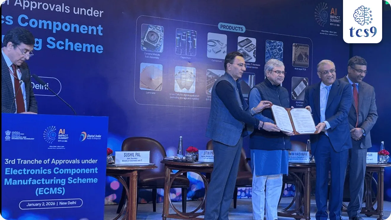 • केंद्र सरकारच्या इलेक्ट्रॉनिक्स आणि माहिती तंत्रज्ञान मंत्रालय (MeitY) ने इलेक्ट्रॉनिक्स घटक उत्पादन योजने अंतर्गत 22 अतिरिक्त प्रकल्पांना मंजुरी दिली आहे.
• या प्रकल्पांमधून सुमारे ₹41,863 कोटींची गुंतवणूक होणार असून
• भारतामधील इलेक्ट्रॉनिक्स घटक उत्पादन क्षमतेला मोठी चालना मिळणार आहे.