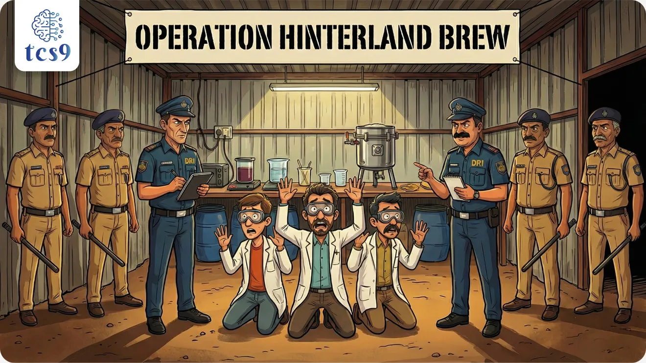 DRI busts illicit drugs factory in Wardha, Operation Hinterland Brew,  Directorate of Revenue Intelligence, DRI, Nasha Mukt Bharat Abhiyaan,  Central Board of Indirect Taxes & Customs, Ministry of Finance, government operation, government departments, sarkari sanstha, world current affair, jagtik ghadamodi, world news, Chalu Ghadamodi 2025, Chalu Ghadamodi Marathi, Chalu Ghadamodi PDF Download, Chalu Ghadamodi Test Series, Chalu Ghadamodi Prashnottare, Mahatvachya Chalu Ghadamodi, Chalu Ghadamodi Sarav Prashna, Darrojchya Chalu Ghadamodi, Chalu Ghadamodi Marathi Masik, Talathi Chalu Ghadamodi 2025, Talathi Bharti Chalu Ghadamodi, Talathi Spardha Pariksha Chalu Ghadamodi, RRB Group D Chalu Ghadamodi Marathi, Railway Bharti Chalu Ghadamodi, RRB Sarav Prashna Chalu Ghadamodi, Maharashtra Police Bharti Chalu Ghadamodi, Police Bharti Chalu Ghadamodi Prashnottare, Maharashtra Police Chalu Ghadamodi 2025, SSC GD Chalu Ghadamodi Marathit, SSC Bharti Chalu Ghadamodi, SSC Prashnsancha Chalu Ghadamodi, Vanrakshak Bharti Chalu Ghadamodi, Vanrakshak Pariksha Chalu Ghadamodi, Vanrakshak Prashnapatrika Chalu Ghadamodi, Agniveer Bharti Chalu Ghadamodi 2025, Agniveer Spardha Pariksha Chalu Ghadamodi, Agniveer Sarav Prashna Chalu Ghadamodi, tcs chalu ghadamodi, ibps chalu ghadamodi, chalu Ghadamodi Marathi,   current Affair marathi madhe, 2024 cha chalu Ghadamodi,   police Bharti chalu Ghadamodi,   police Bharti prashnasanch,   police Bharti GK prashna,   Mpsc chalu Ghadamodi,   sarkari Naukri,   sarkari job,   sarkari yojna,   Maharashtra cha chalu Ghadamodi,   Maharashtra government yojna,   PSI syllabus, PSI cutoff,   police Bharti syllabus,   police Bharti cutoff,   police Bharti merit,   MPSC Sathi book,   MPSC Sathi pustak,   police Bharti Sathi pustak,   police Bharti magil prashnapatrika,   MPSC previous years question papers,   Mumbai police Bharti,   Mumbai police Bharti Lekhi kadhi ahe,   government GR,   police Bharti result,   MPSC result,   SSC GD merit,   sscgd syllabus,   army Bharti merit,   army Bharti result,   UPSC Marathi,   combine pariksha,   talathi,   talathi syllabus,   talathi cutoff,   talathi book list,   talathi result,   talathi merit, tcs mock test, tcs pattern, ibps pattern, tcs pyq, tcs sarav paper, tcs talathi paper, tcs pattern notes, tcs prashnasanch, tcs gk gs, tcs maths, tcs talathi,  talathi jaga kiti ahe,   saralseva exam,   saralseva pariksha,   saralseva result,   zilha parishad Bharti,   zilha parishad prashnapstrika, dinvishesh, Chalu Ghadamodi Marathi madhun, current Affair marathi madhe, headline-news, maharashtra-news, jhattpatt-batmya, pib, marathi batmya, government new channel, Pib, akashvani, the Hindu, Indian express, Loksatta, Lokmat, Dainik Bhaskar, sansad news, editorial, sampadkiya, vishleshan, Loksabha news, rajyasabha news, SSC GD notes, sscgd question papers, sscgd exam answer, results, SSC GD admit card, sscgd ground, exam centre, mpsc main answer writing, maharashtra police recruitment 2025, maharashtra police exam updates, maharashtra police bharti latest news, maharashtra police exam calendar 2025, maharashtra police exam syllabus pdf download, maharashtra police bharti exam pattern 2025, maharashtra police constable syllabus, physical test details maharashtra police, maharashtra police bharti admit card 2025, maharashtra police hall ticket download, maharashtra police exam admit card date, maharashtra police study material pdf, maharashtra police exam preparation tips, maharashtra police mock tests free, best books for maharashtra police exam, maharashtra police bharti previous year papers pdf, maharashtra police constable sample papers, maharashtra police si model question papers, maharashtra police eligibility criteria 2025, age limit for maharashtra police bharti, educational qualification maharashtra police, maharashtra police result 2025, maharashtra police merit list, maharashtra police exam cutoff marks, maharashtra police online application 2025, maharashtra police physical test details, document verification for maharashtra police bharti, maharashtra police recruitment 2024, maharashtra police exam calendar 2024, maharashtra police bharti exam pattern 2024, maharashtra police bharti admit card 2024, maharashtra police eligibility criteria 2024, maharashtra police result 2024, maharashtra police online application 2024, RRB Group D, Railway Group D, Railway Recruitment Board Group D, Railway Group D Exam, Railway Group Notification, Railway Group D Vacancy, Railway Group D Syllabus, Railway Group D Eligibility, Railway Group D Application, Railway Group D Admit Card, Railway Group D Result, Railway Group D Cut Off, Railway Group D Salary, Railway Group D Jobs, RRB Group D Study Material, RRB Group D Previous Papers,  RRB Group D Mock Tests, RRB Group D Exam Pattern, current Affair, General Science, GK, GS, General  Awareness, current  affairs marathi , Mathematics, General Intelligence and reasoning, RRB chalu Ghadamodi, RRB Group D marathi notes, samanya vinyan, samanya, nyan, railway notes marathi madhe, railway pagar, pagar ani bhatta, railway bharti notes marathi, railway bhartichi tayari kashi karaychi, railway bharti magil varshanche prashnapatrika, railway bhartipyq, railway bharti prashnasanch, railway bharti test paper, railwetvnokrichi sandhi, railway job, railway bharticha syllabus, railway bharti pattern, railway bharti imp prashn, railway bhartila vicharle janare prashn, competitive exam, spardha parisha, railway bharti online class, railway bharti class, railway bharti chi tayari kashi karaychi,  RRB Group D Syllabus, RRB Group D Previous Papers, RRB Group D Exam Pattern, RRB Group D Eligibility Criteria, RRB Group D Notification, RRB Group D Application, RRB Group D Admit Card, RRB Group D Result, RRB Group D Cut Off, RRB Group D Salary, RRB Group D Jobs, RRB Group D Coaching, RRB Group D Study Material, RRB Group D Mock Tests, Railway Group D Level 1, RRB Group D 2025, RRB Group D Level 1, RRB Group D Posts, RRB Group D Exam Pattern, RRB Group D Exam Date, RRB Group D Online Application, RRB Group D Previous Papers, RRB Group D Preparation Tips, RRB Group D Study Material, RRB Group D Coaching, RRB Group D Mock Tests, How to prepare for RRB Group D exam, RRB Group D exam syllabus 2025, RRB Group D eligibility criteria 2025, RRB Group D application form 2025, RRB Group D admit card download, RRB Group D result date 2025, RRB Group D cut off marks 2025, RRB Group D salary and allowances, Best books for RRB Group D exam, Online coaching for RRB Group D, Railway Group D , RRB Group D, Railway Jobs , Government Jobs, Railway Recruitment, RRB Group D Exam, Railway Group D Vacancy, RRB Group D Notification, Railway Group D Application, RRB Group D Salary, aajcha dinveshesh, suvichaar, jagtik dinveshsh, dinveshsh