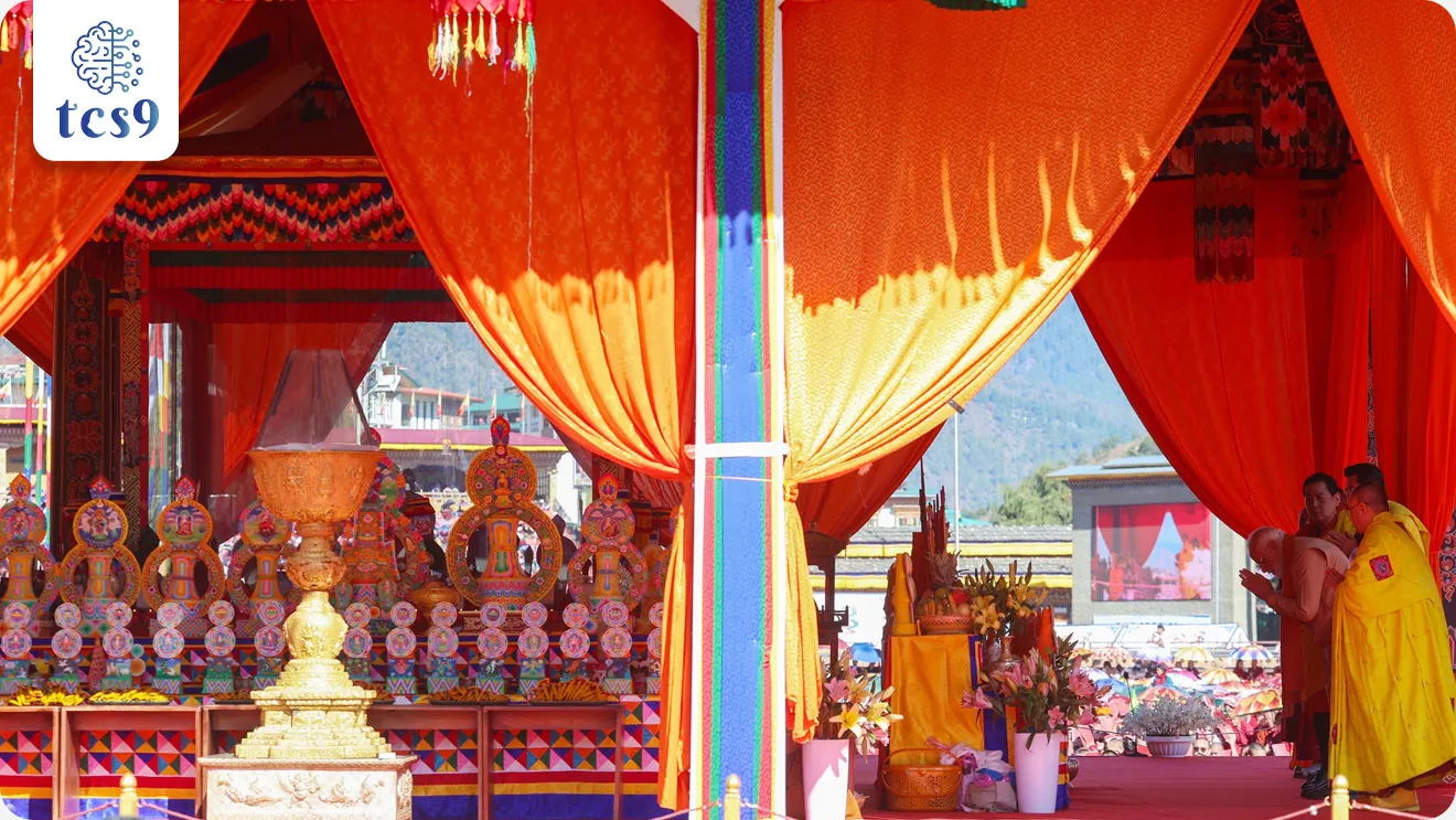 • भूतान सरकारद्वारे थिम्फू येथे जागतिक शांतता प्रार्थना महोत्सवाचे उद्घाटन करण्यात आले.
• पंतप्रधान नरेंद्र मोदी यांनी भूतानमध्ये “कालचक्र सशक्तीकरण” या बौद्ध विधीचे उद्घाटन केले.